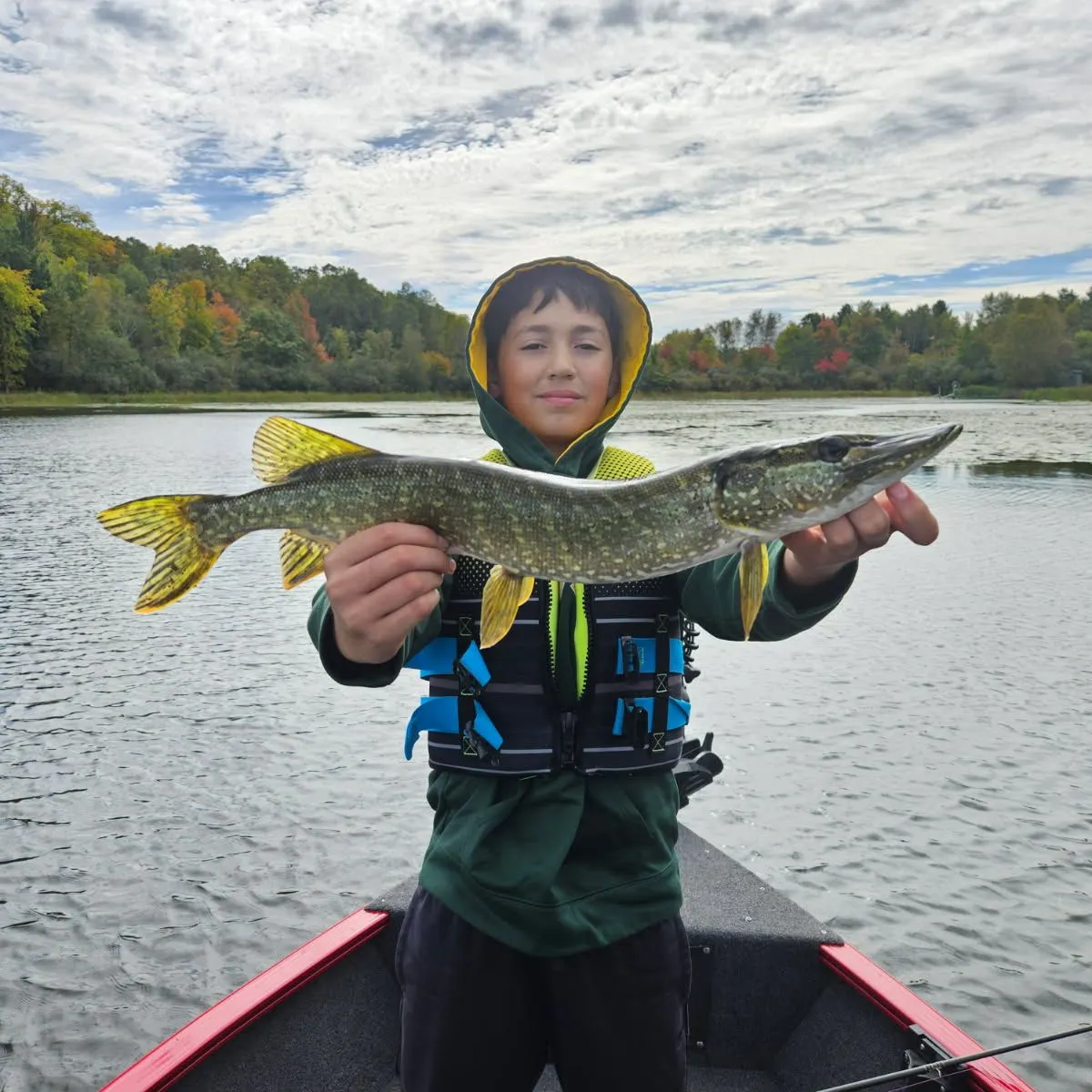 Northern pike caught on Fishbrain