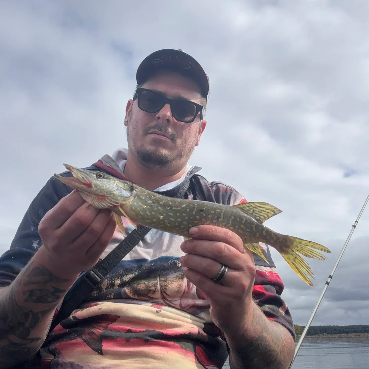 Northern pike caught on Fishbrain
