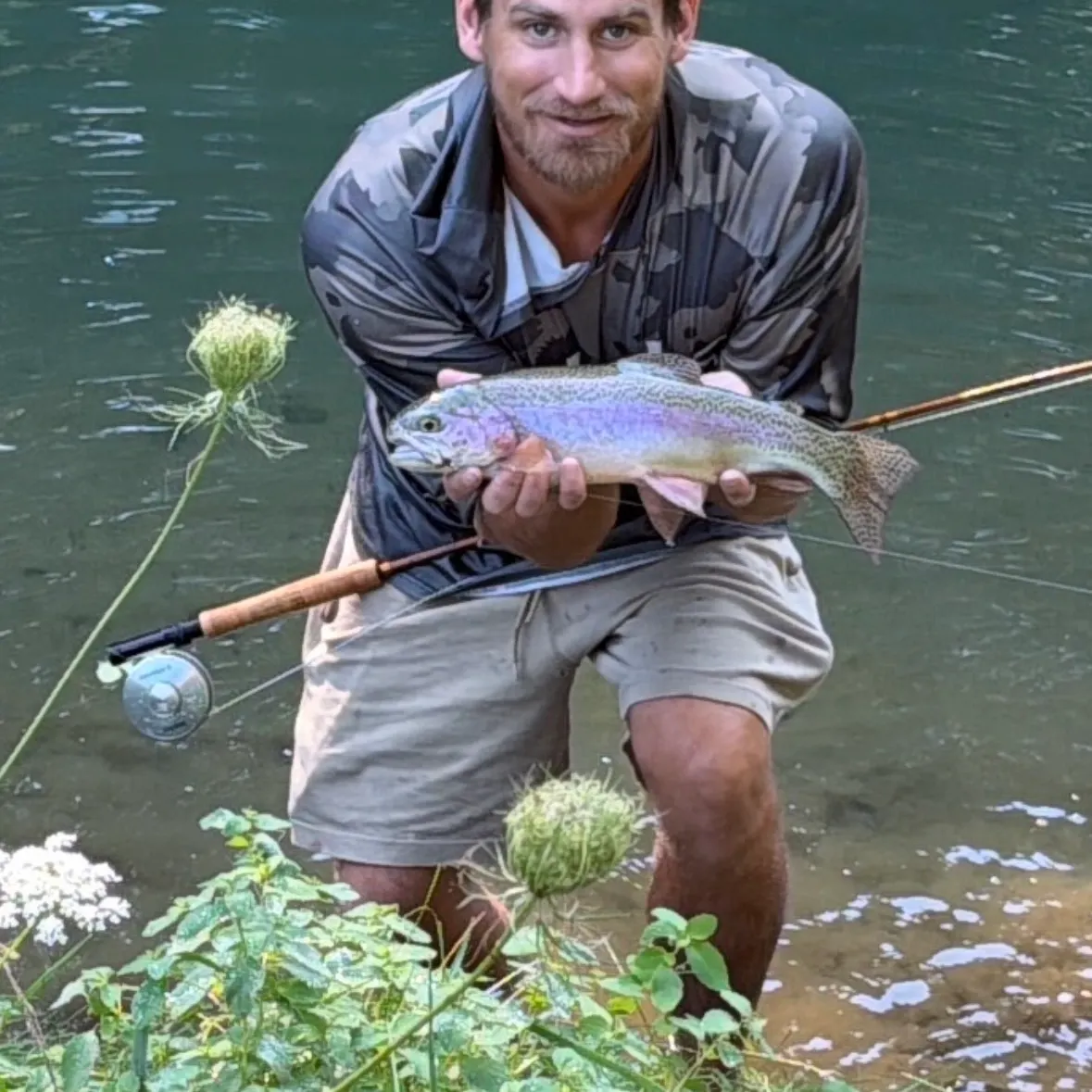 Rainbow trout caught on Fishbrain
