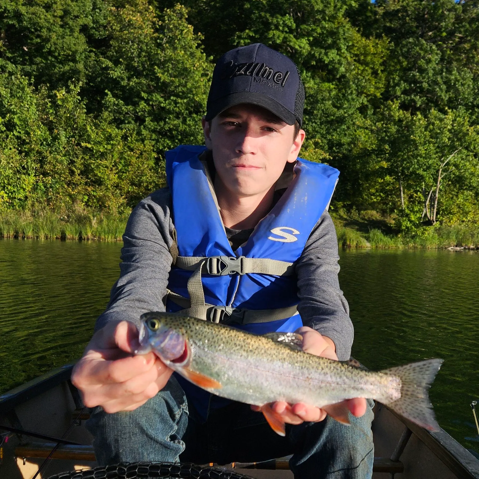 Rainbow trout caught on Fishbrain