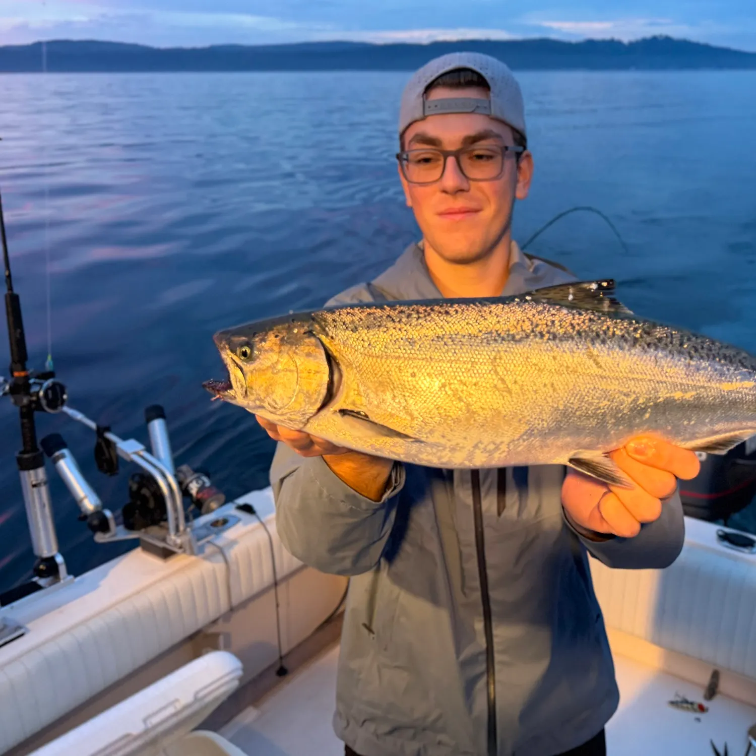 Chinook salmon caught on Fishbrain