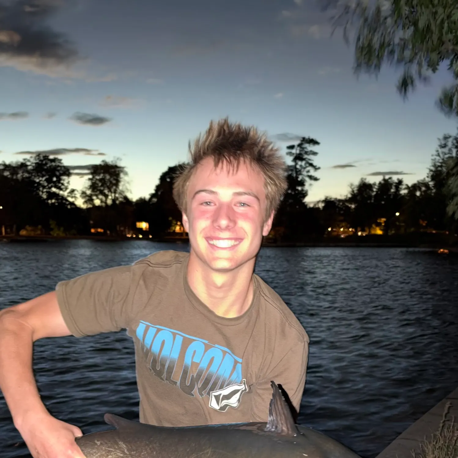 Channel catfish caught on Fishbrain