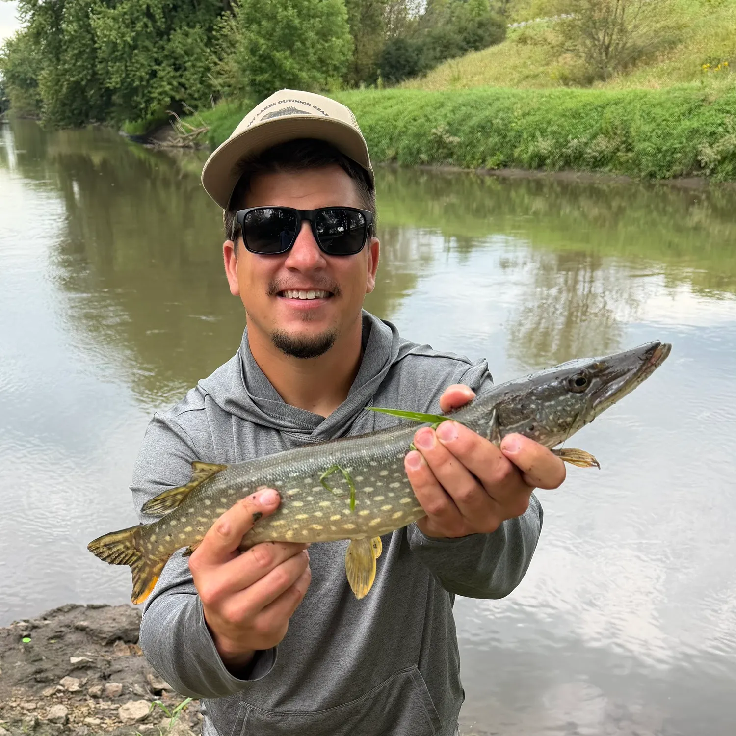 Northern pike caught on Fishbrain