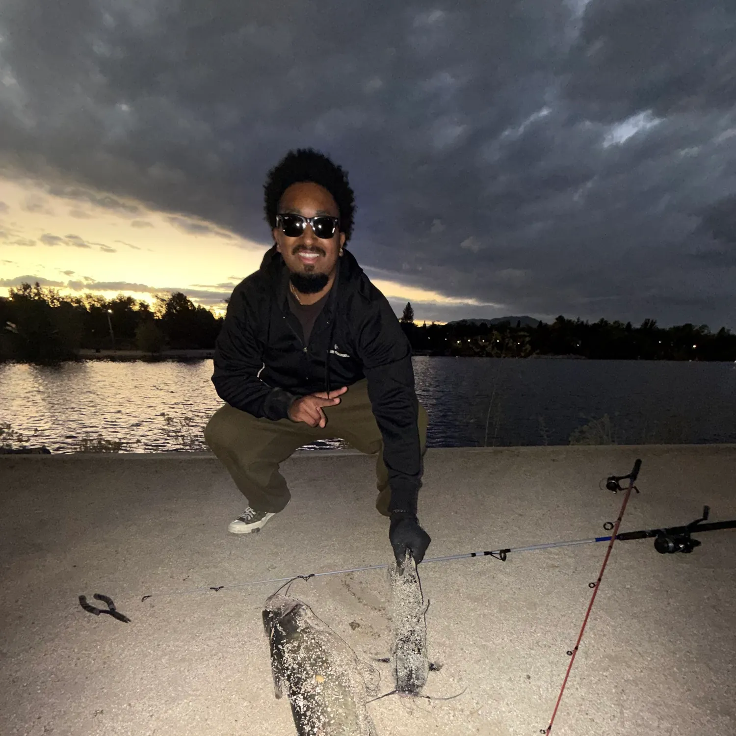 Channel catfish caught on Fishbrain