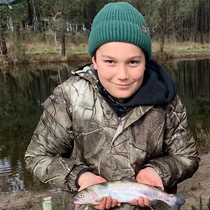 Rainbow trout caught on Fishbrain