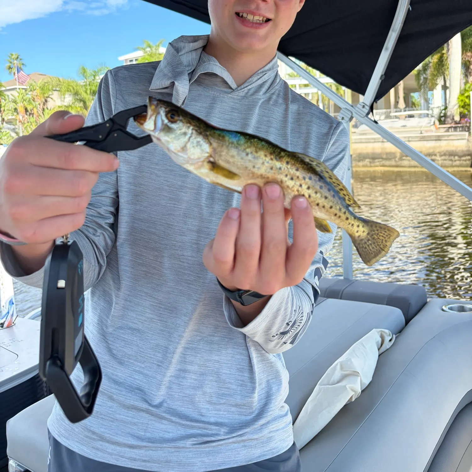 Spotted seatrout caught on Fishbrain