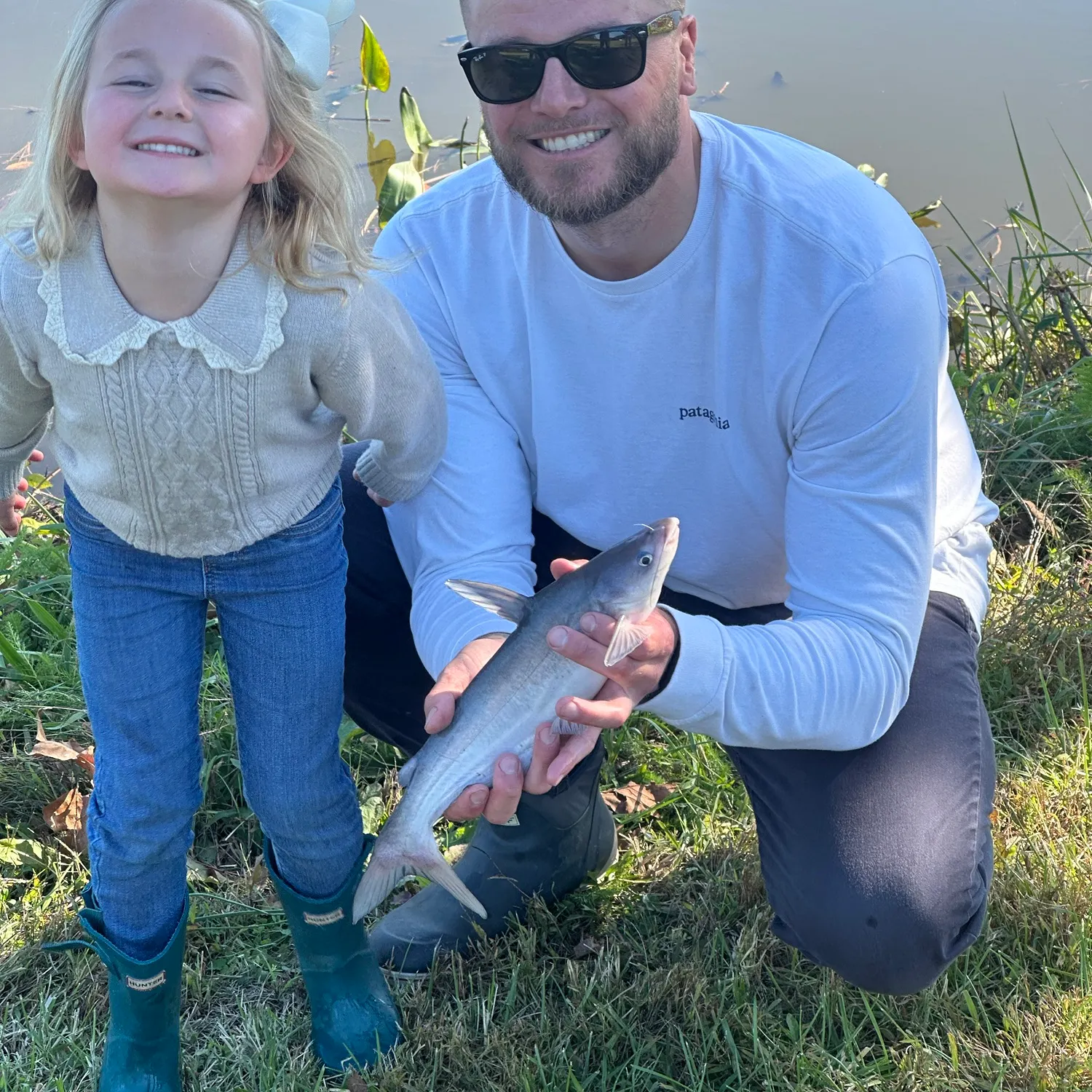 Blue catfish caught on Fishbrain