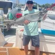 Coho salmon caught on Fishbrain