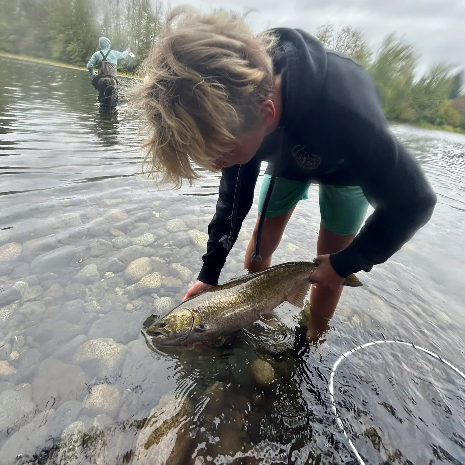 Chinook salmon caught on Fishbrain