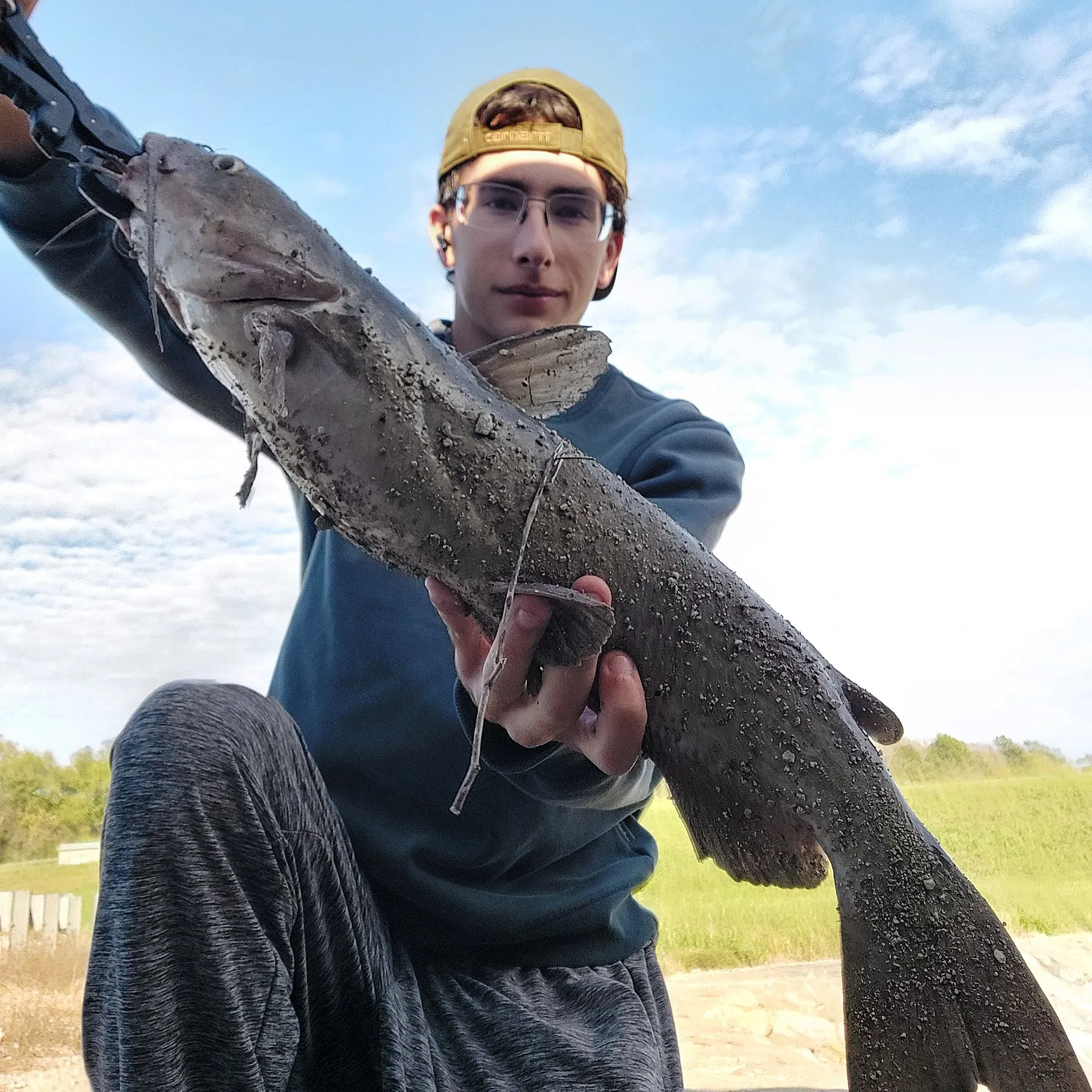 Channel catfish caught on Fishbrain