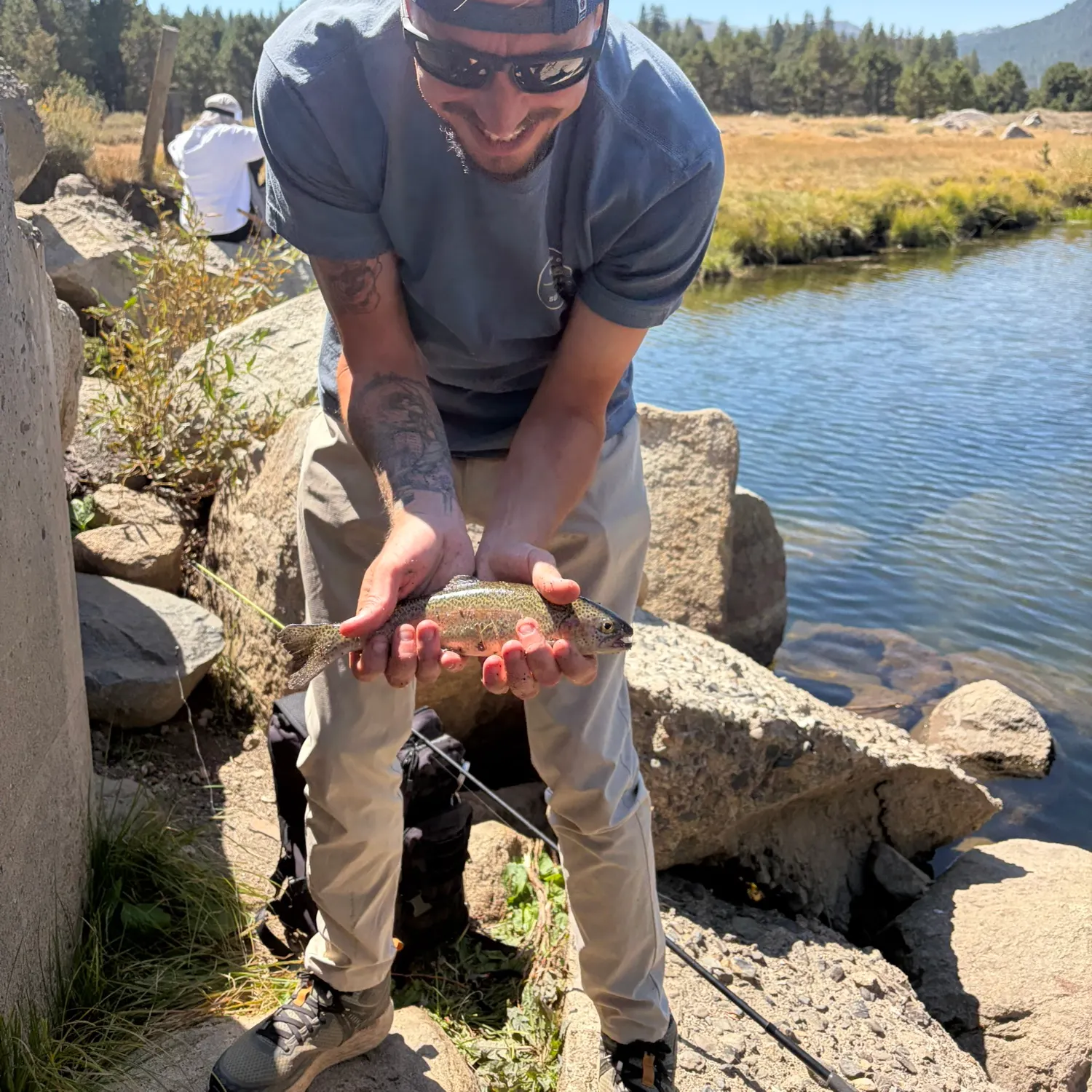Rainbow trout caught on Fishbrain