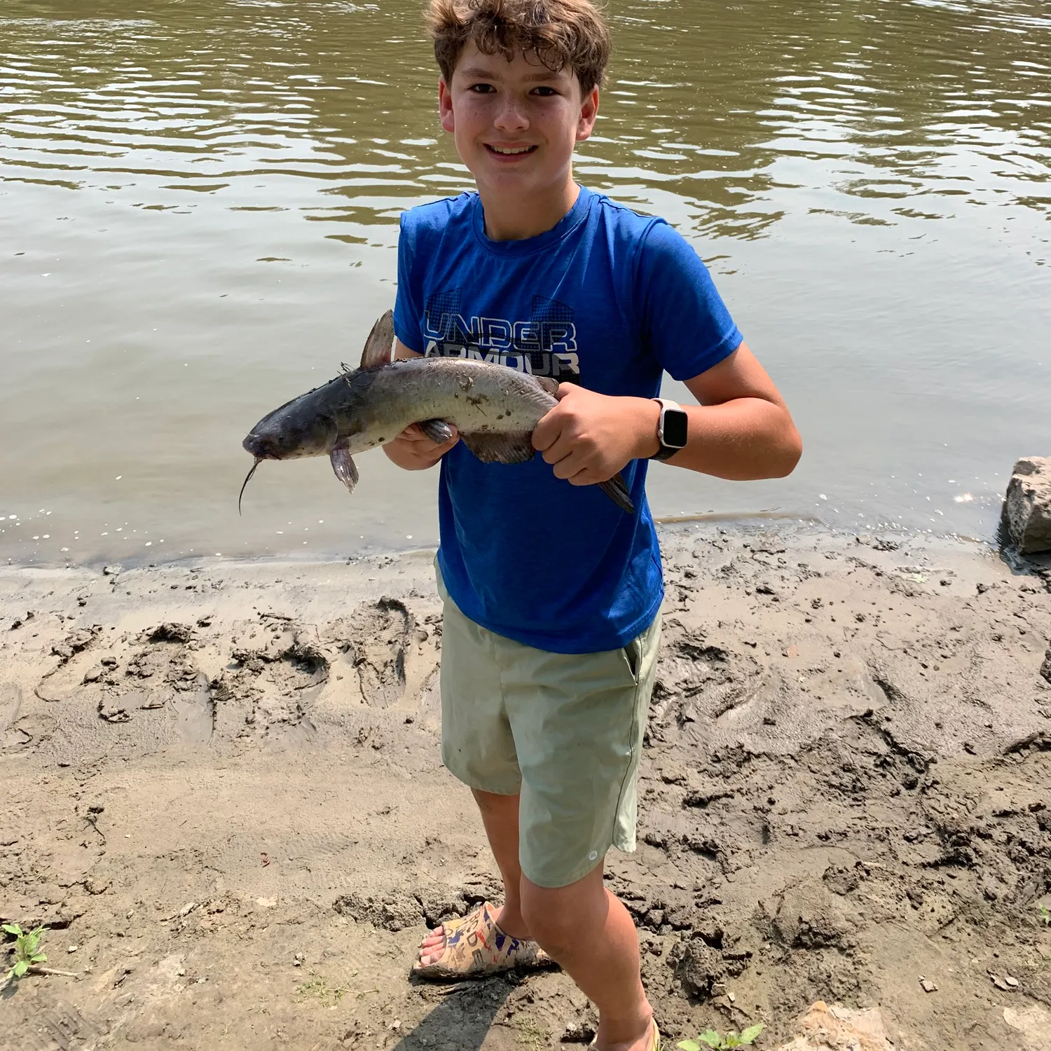 Channel catfish caught on Fishbrain