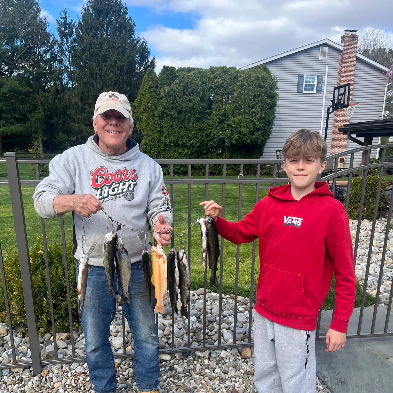 recently logged catches