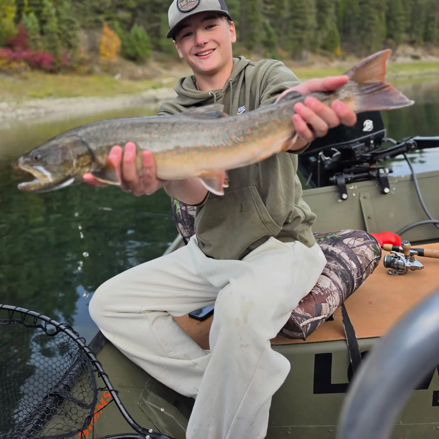 Bull trout caught on Fishbrain