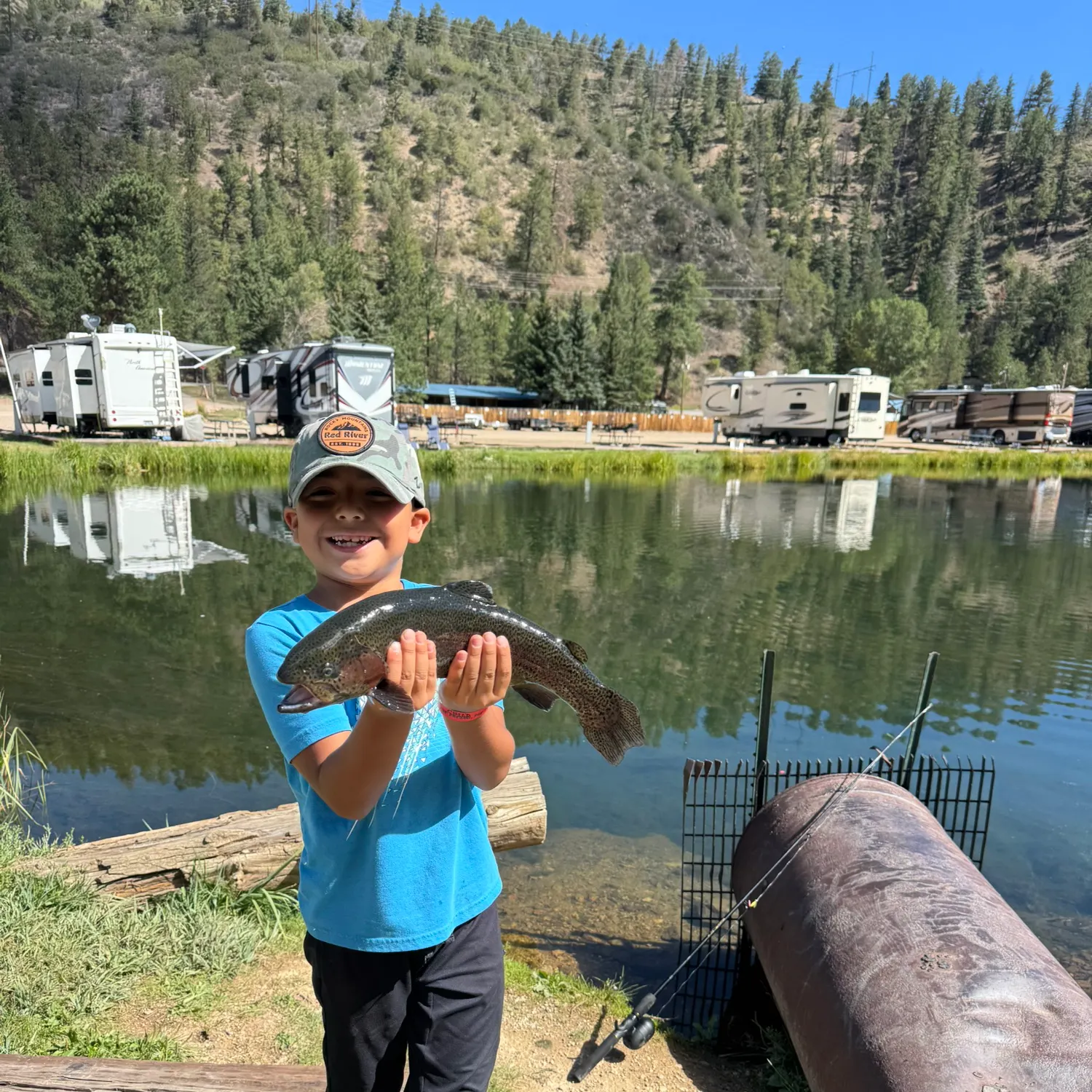 Rainbow trout caught on Fishbrain