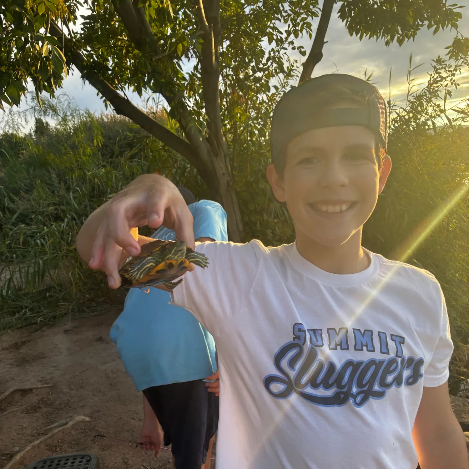 Pond slider turtle caught on Fishbrain