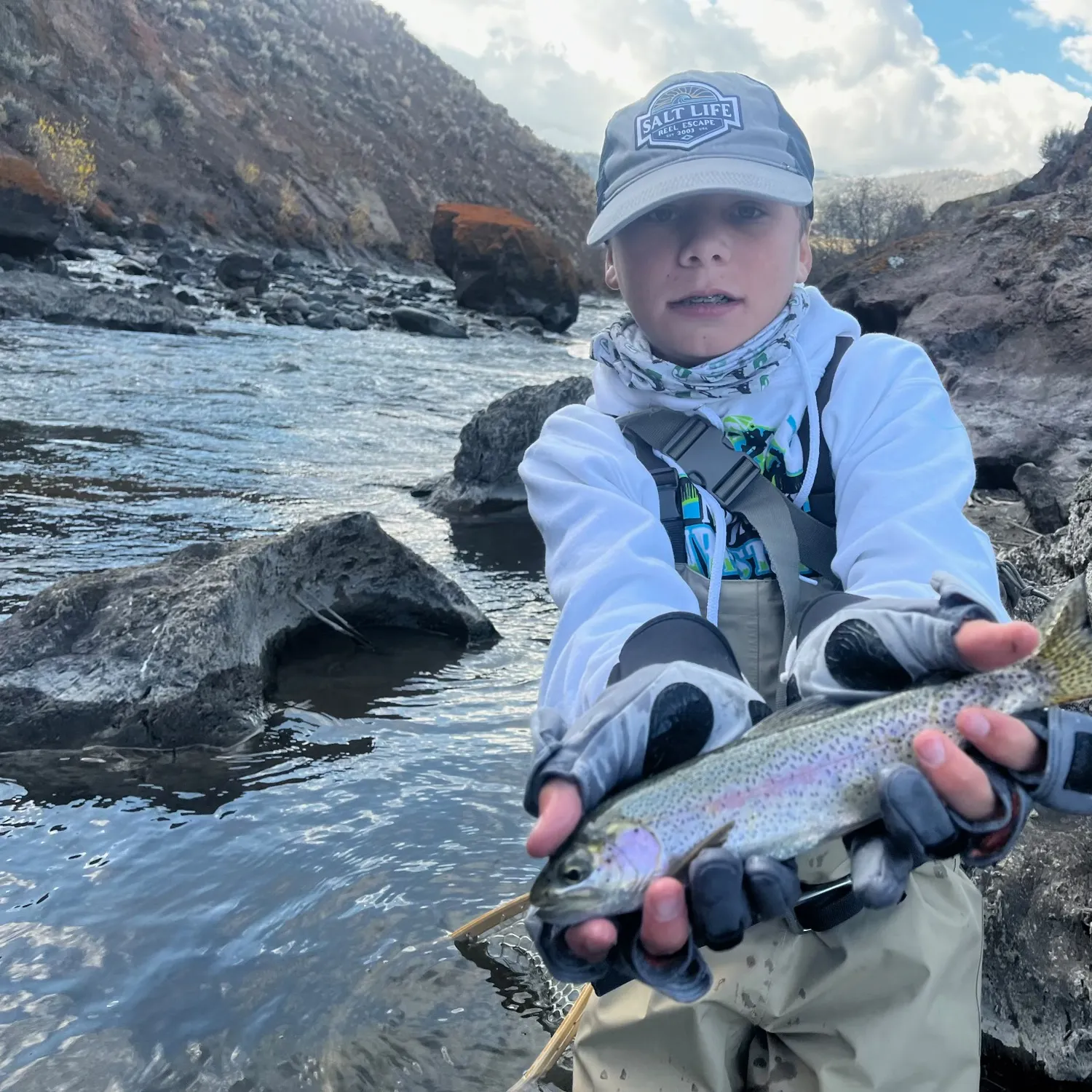 Rainbow trout caught on Fishbrain