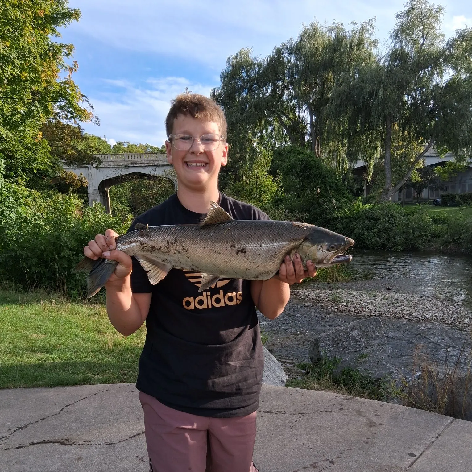 Coho salmon caught on Fishbrain