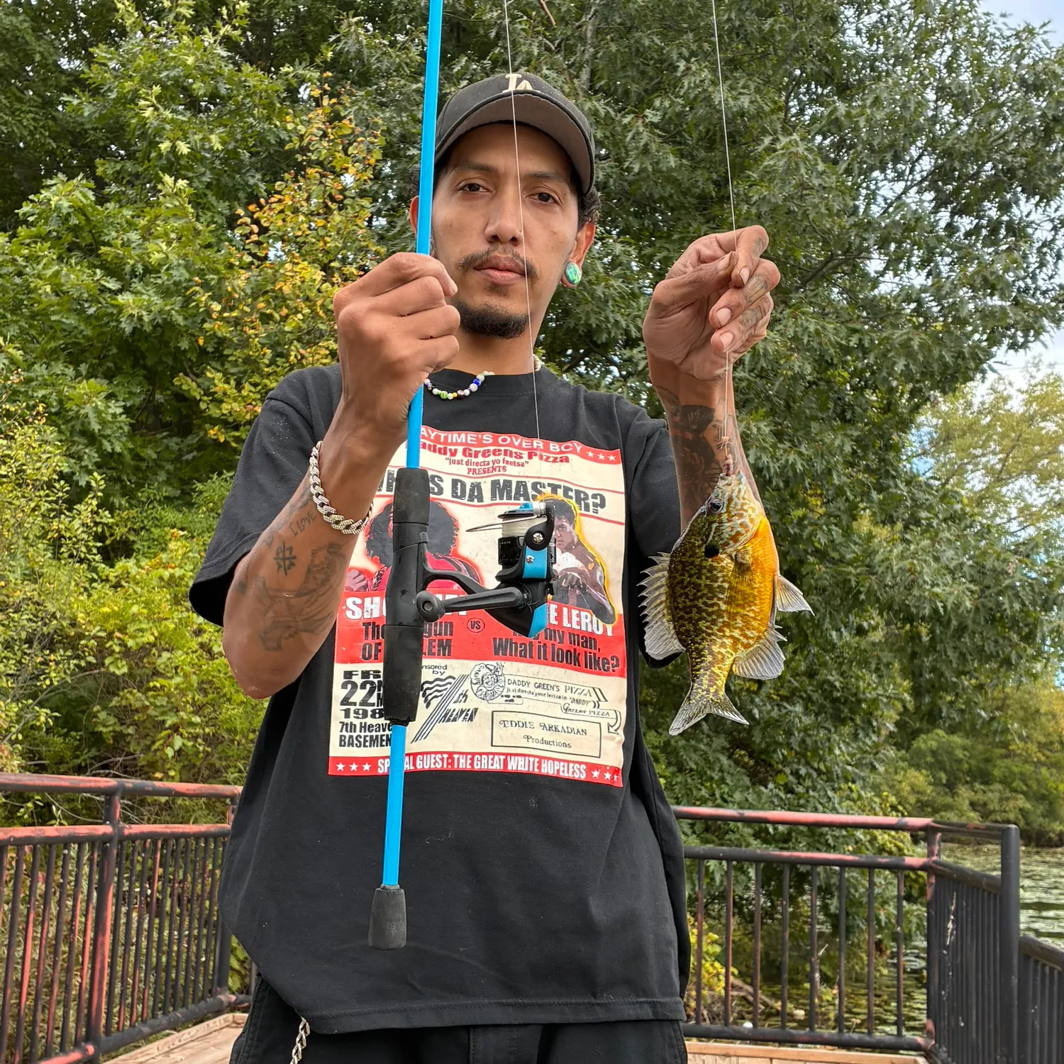 Pumpkinseed caught on Fishbrain