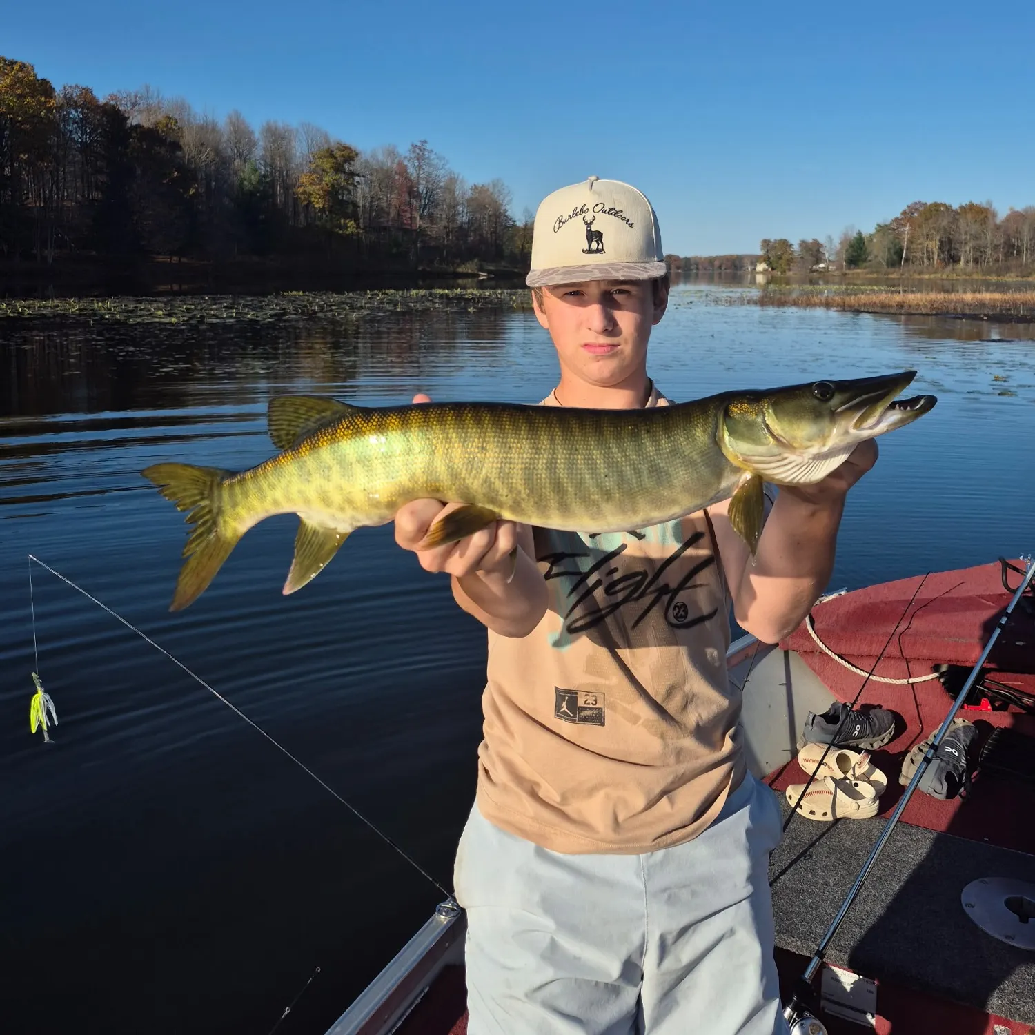 Muskie caught on Fishbrain
