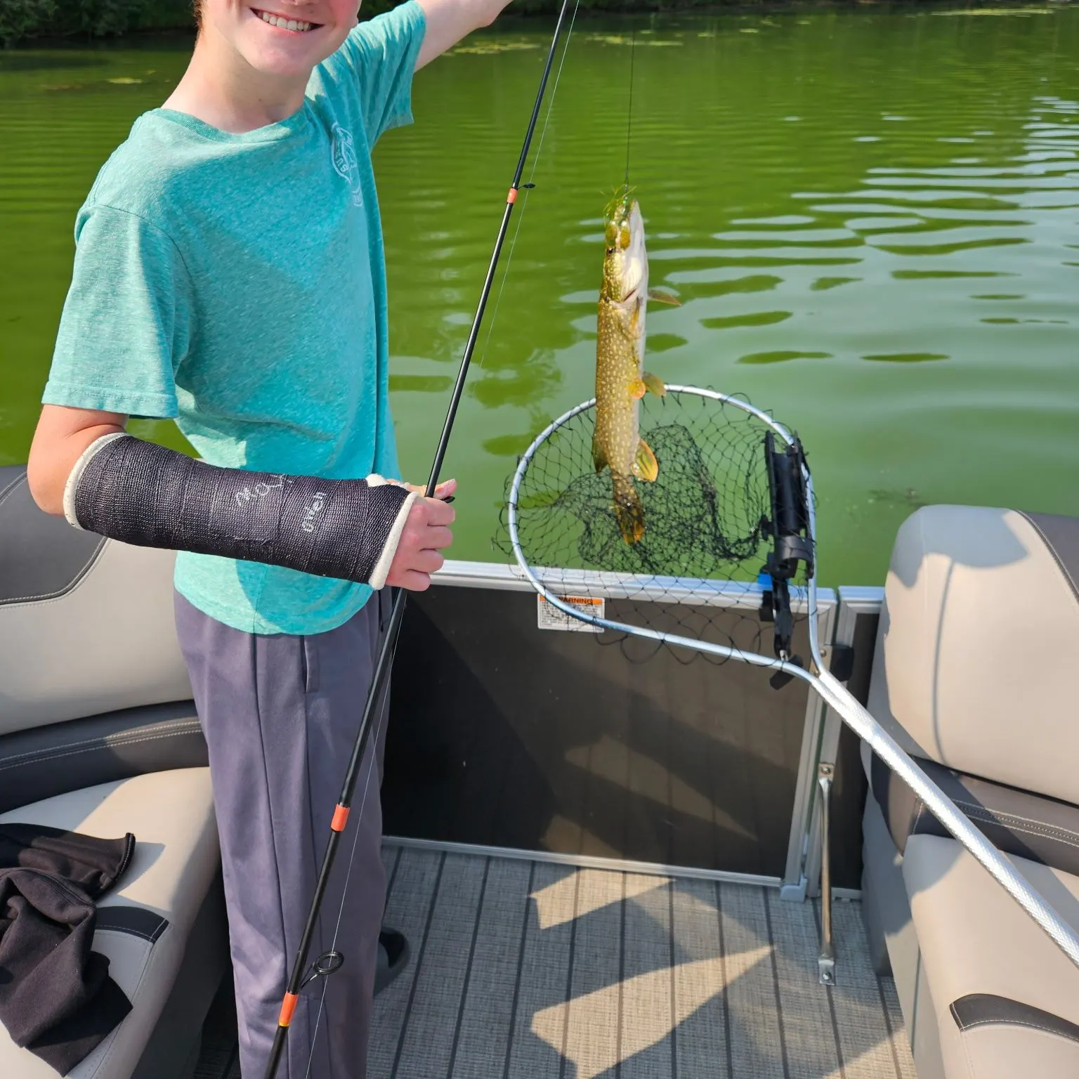 Northern pike caught on Fishbrain