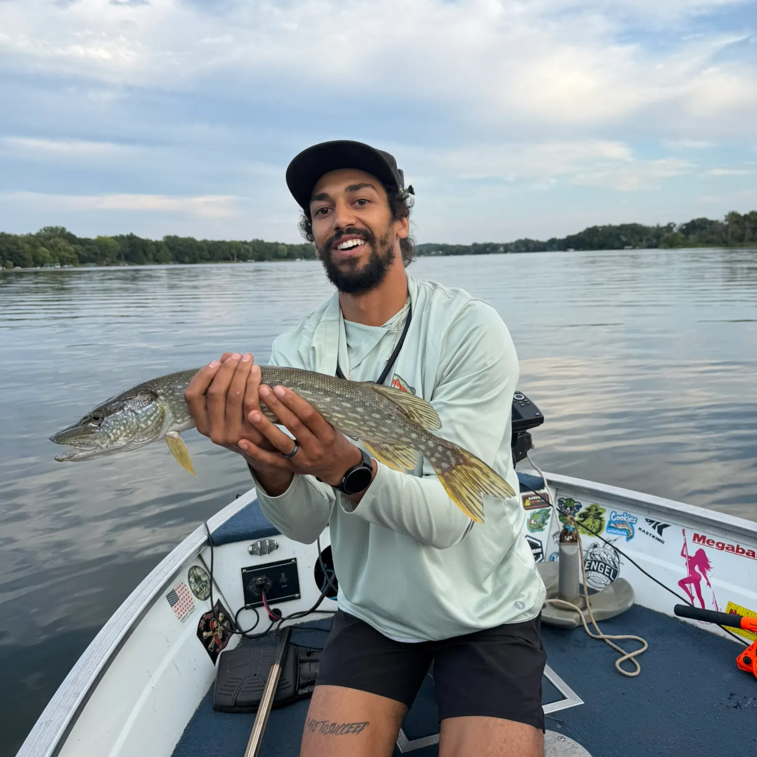 Northern pike caught on Fishbrain