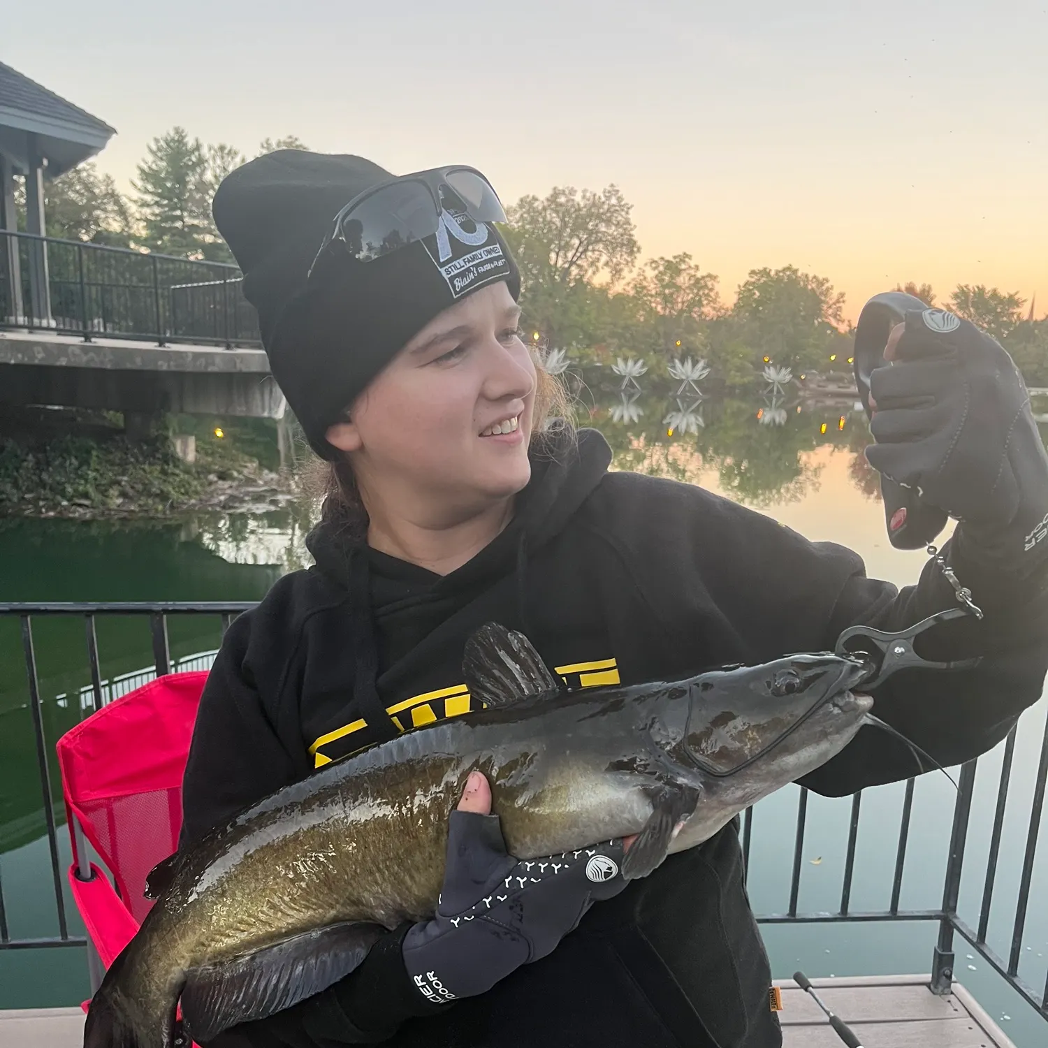 Channel catfish caught on Fishbrain