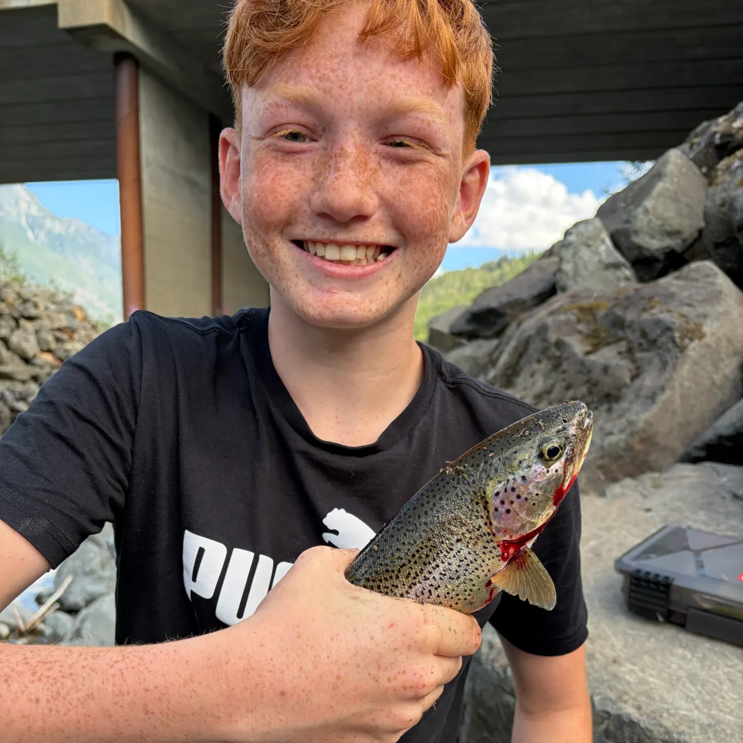 Coastal cutthroat trout caught on Fishbrain