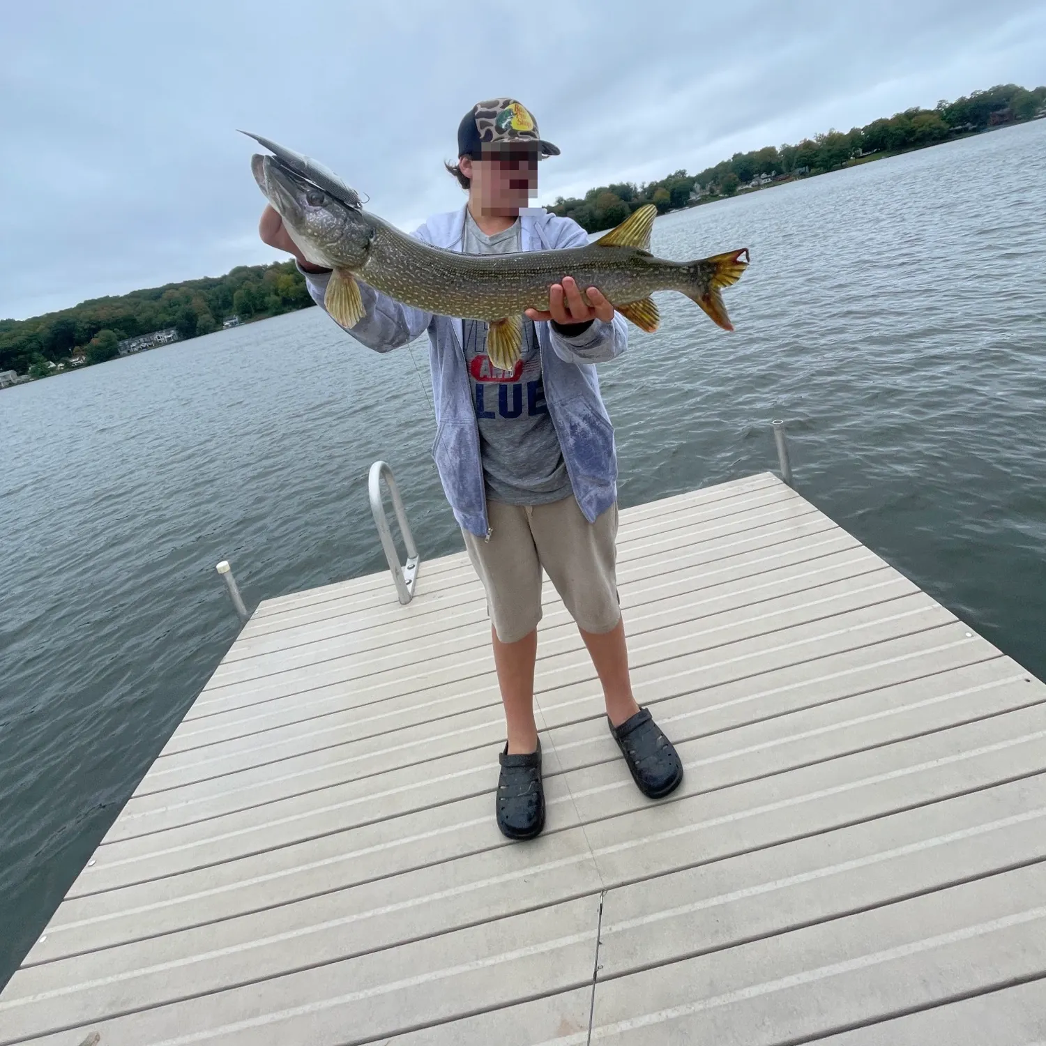 Northern pike caught on Fishbrain