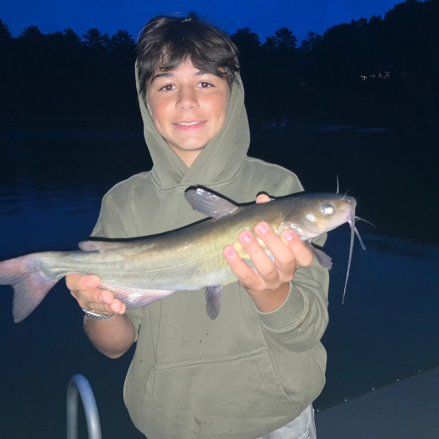 Channel catfish caught on Fishbrain