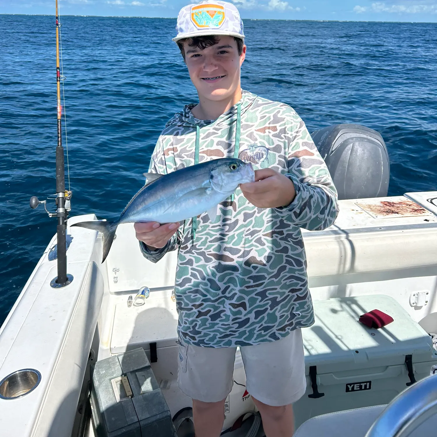 Blue runner caught on Fishbrain