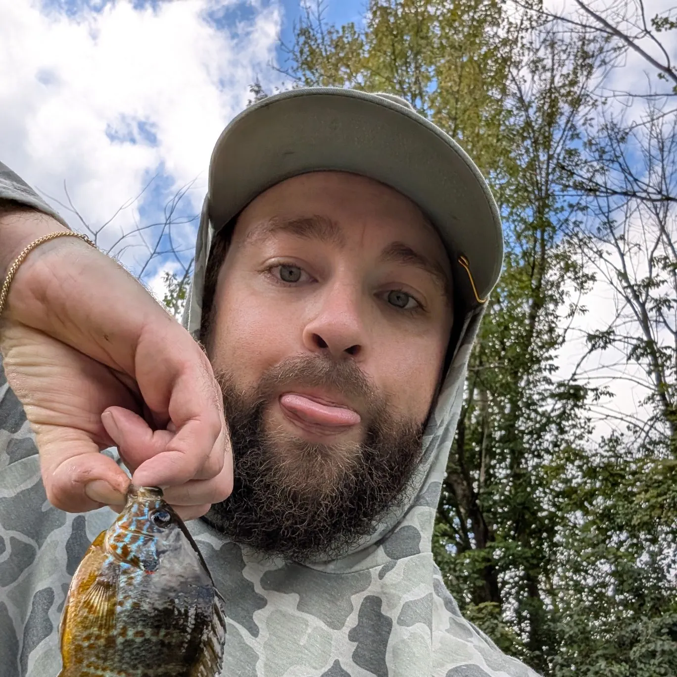 Pumpkinseed caught on Fishbrain