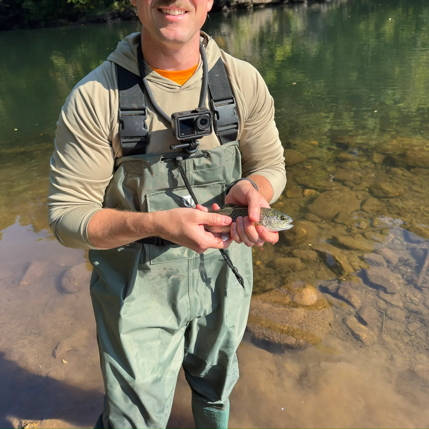 Rainbow trout caught on Fishbrain