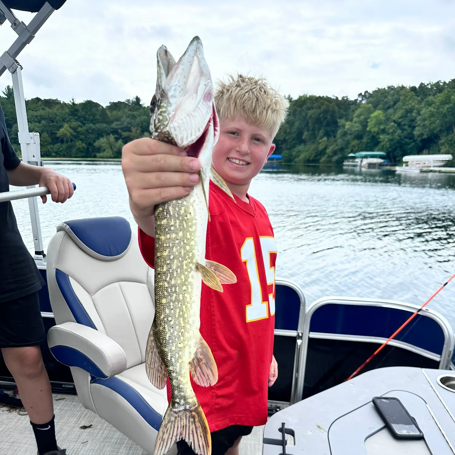 Northern pike caught on Fishbrain