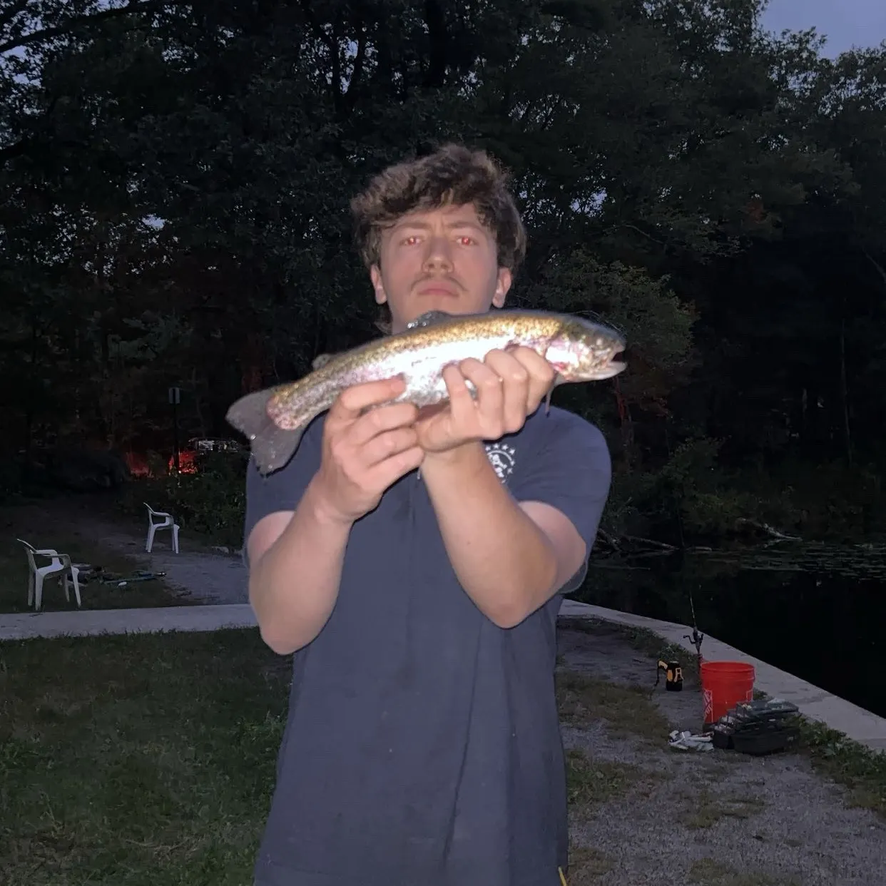 Rainbow trout caught on Fishbrain