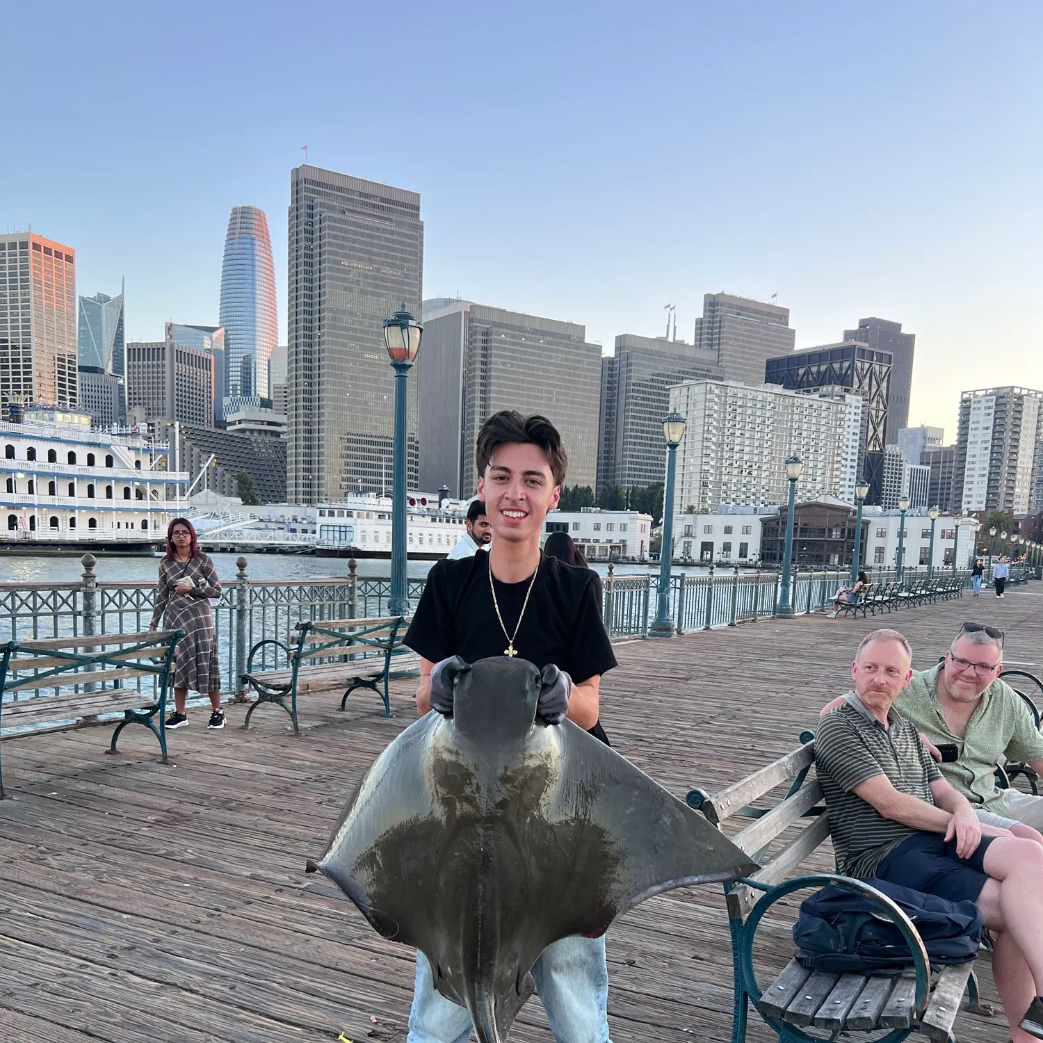 Bat eagle ray caught on Fishbrain