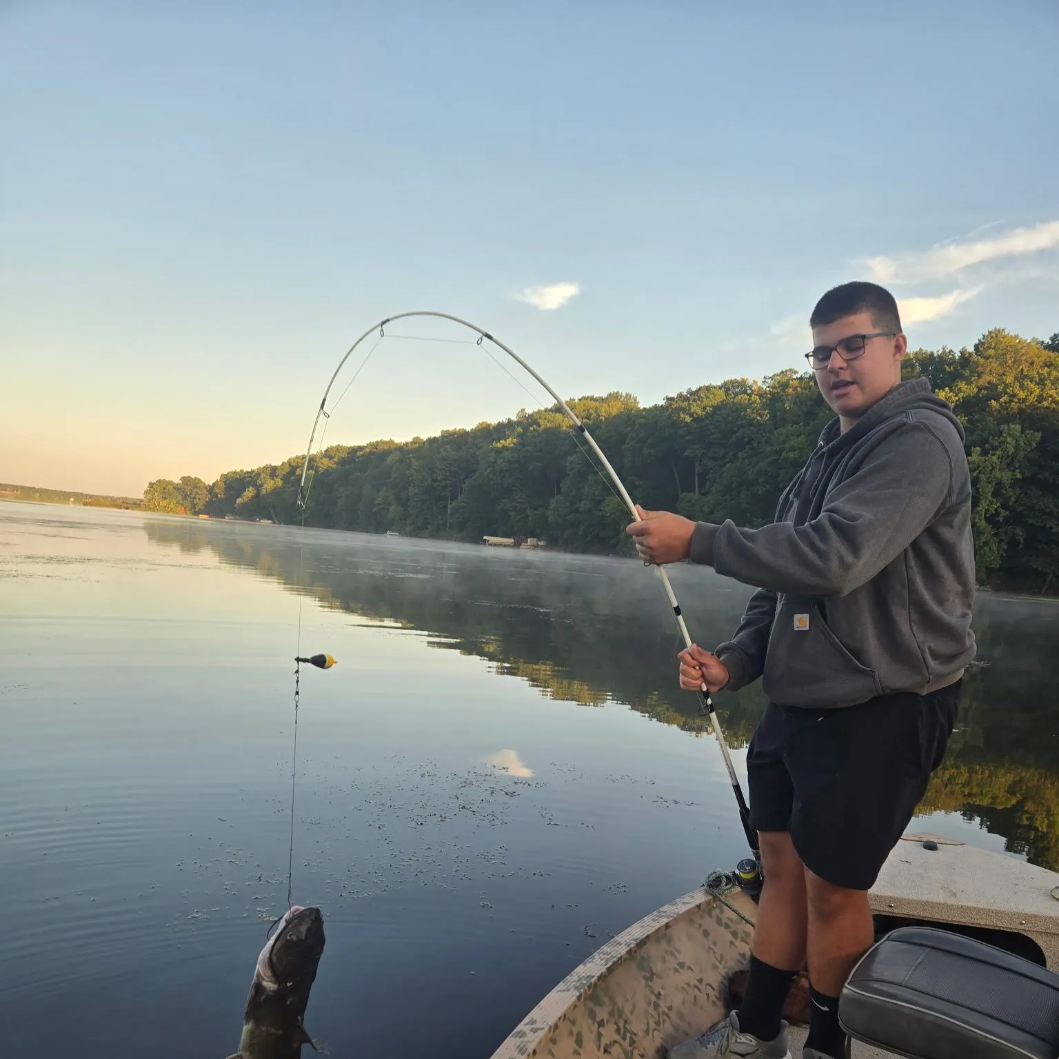 Channel catfish caught on Fishbrain