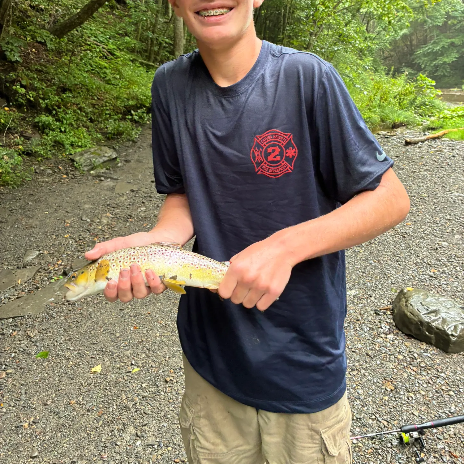 Brown trout caught on Fishbrain
