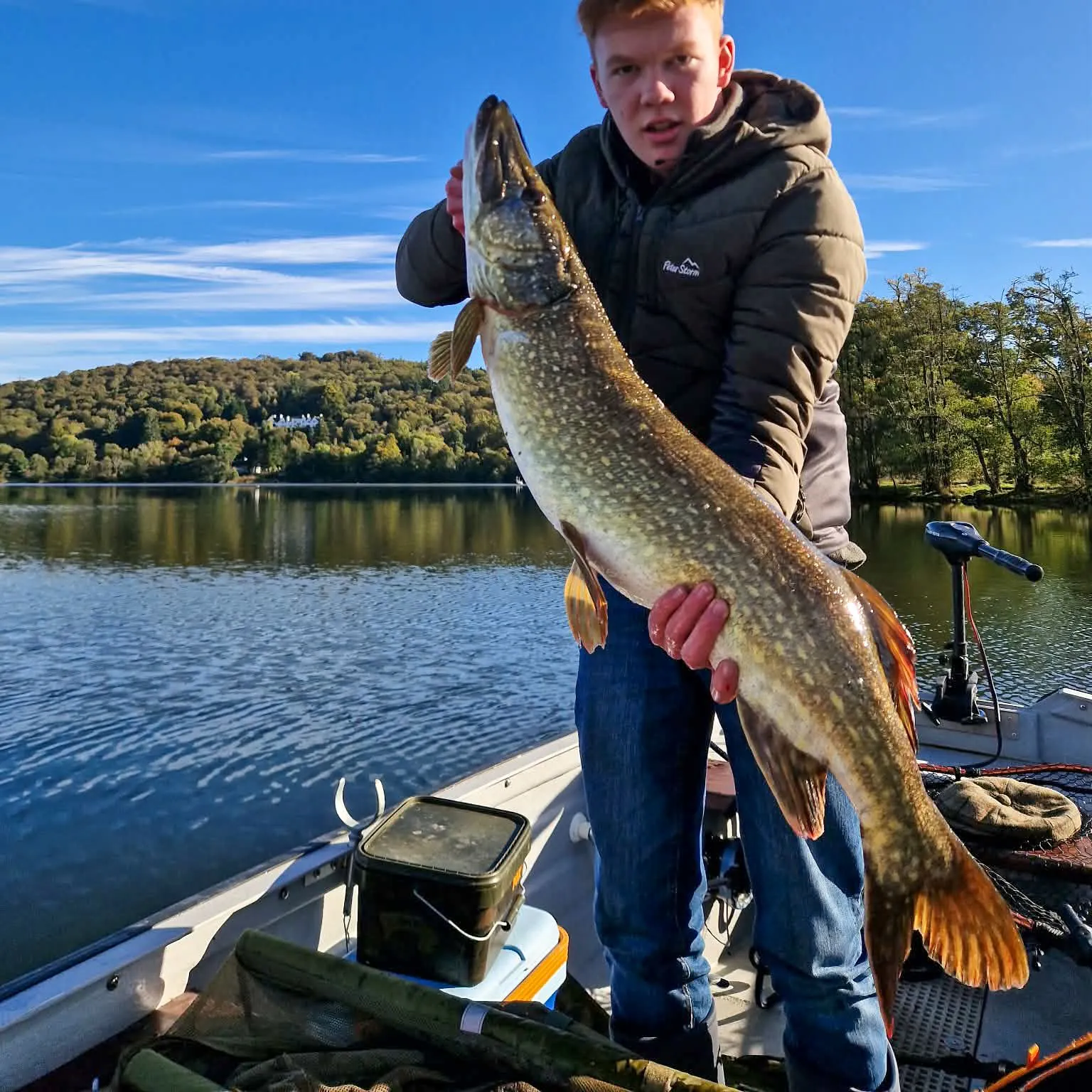 Northern pike caught on Fishbrain