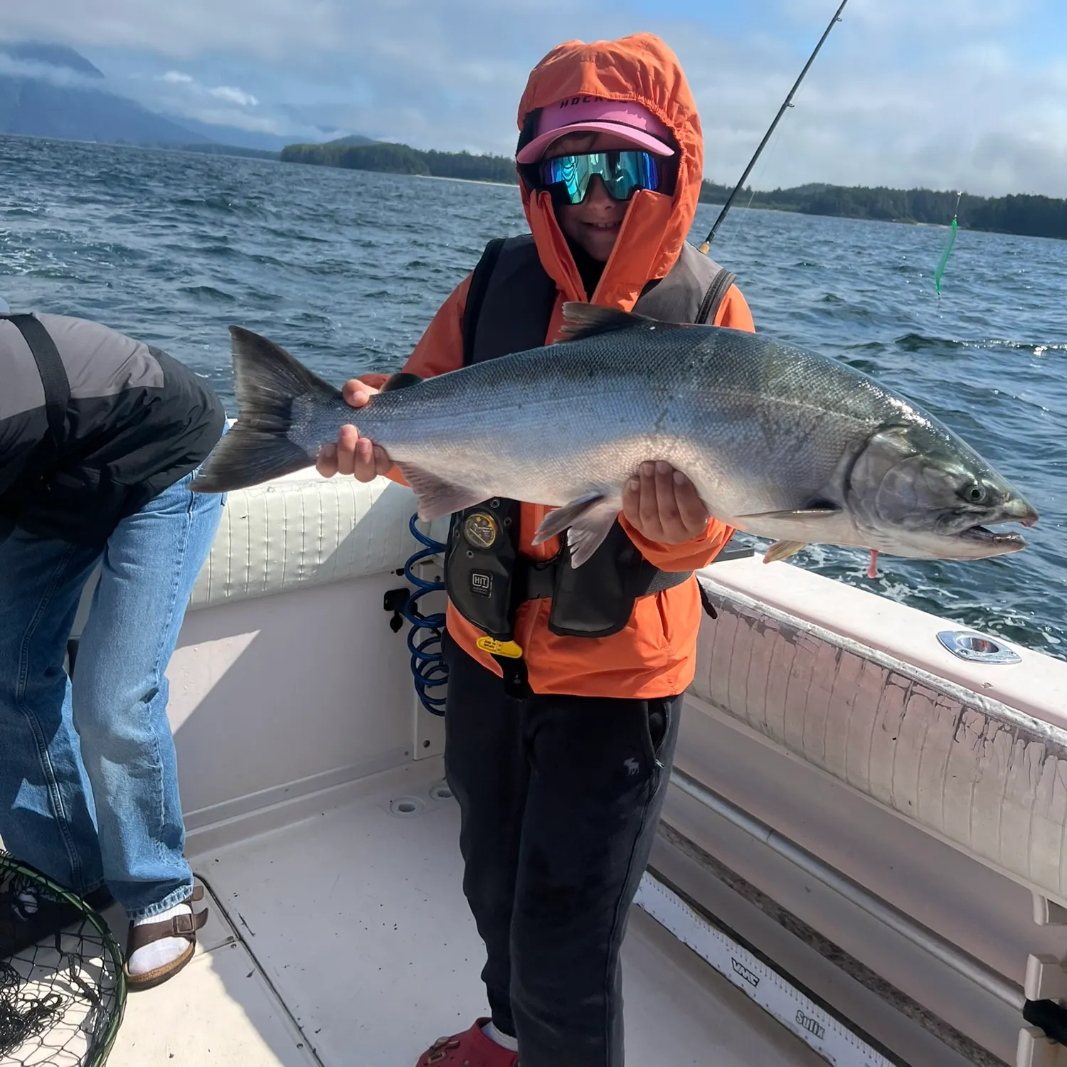 Coho salmon caught on Fishbrain