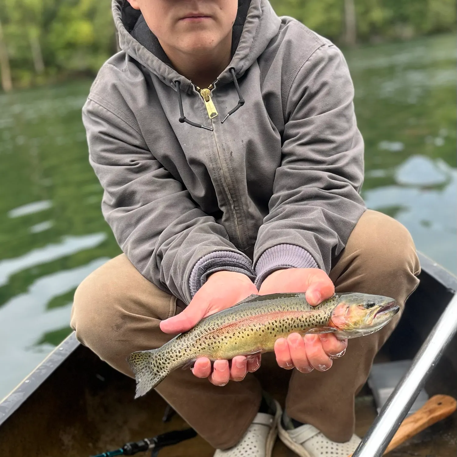 Rainbow trout caught on Fishbrain