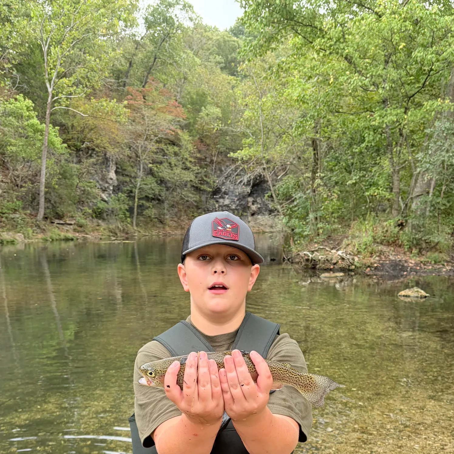 Rainbow trout caught on Fishbrain