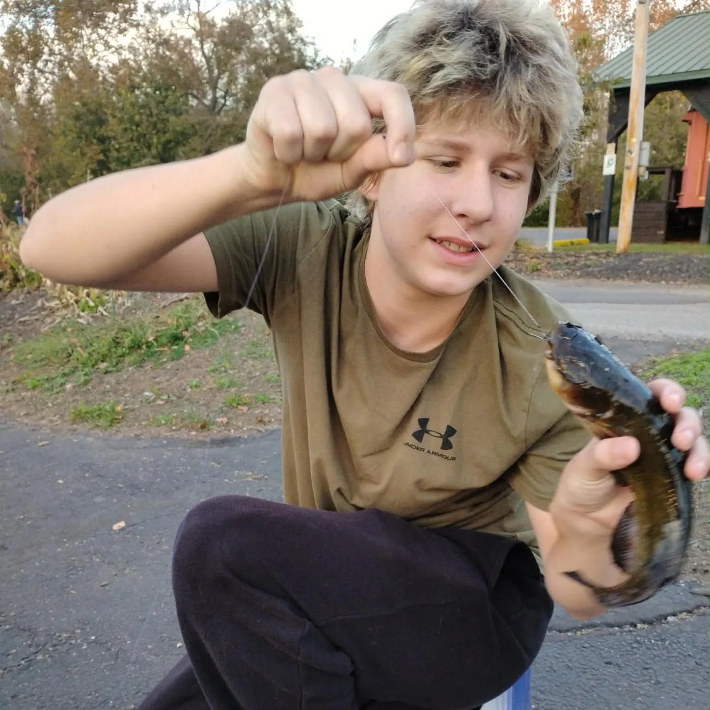 Channel catfish caught on Fishbrain
