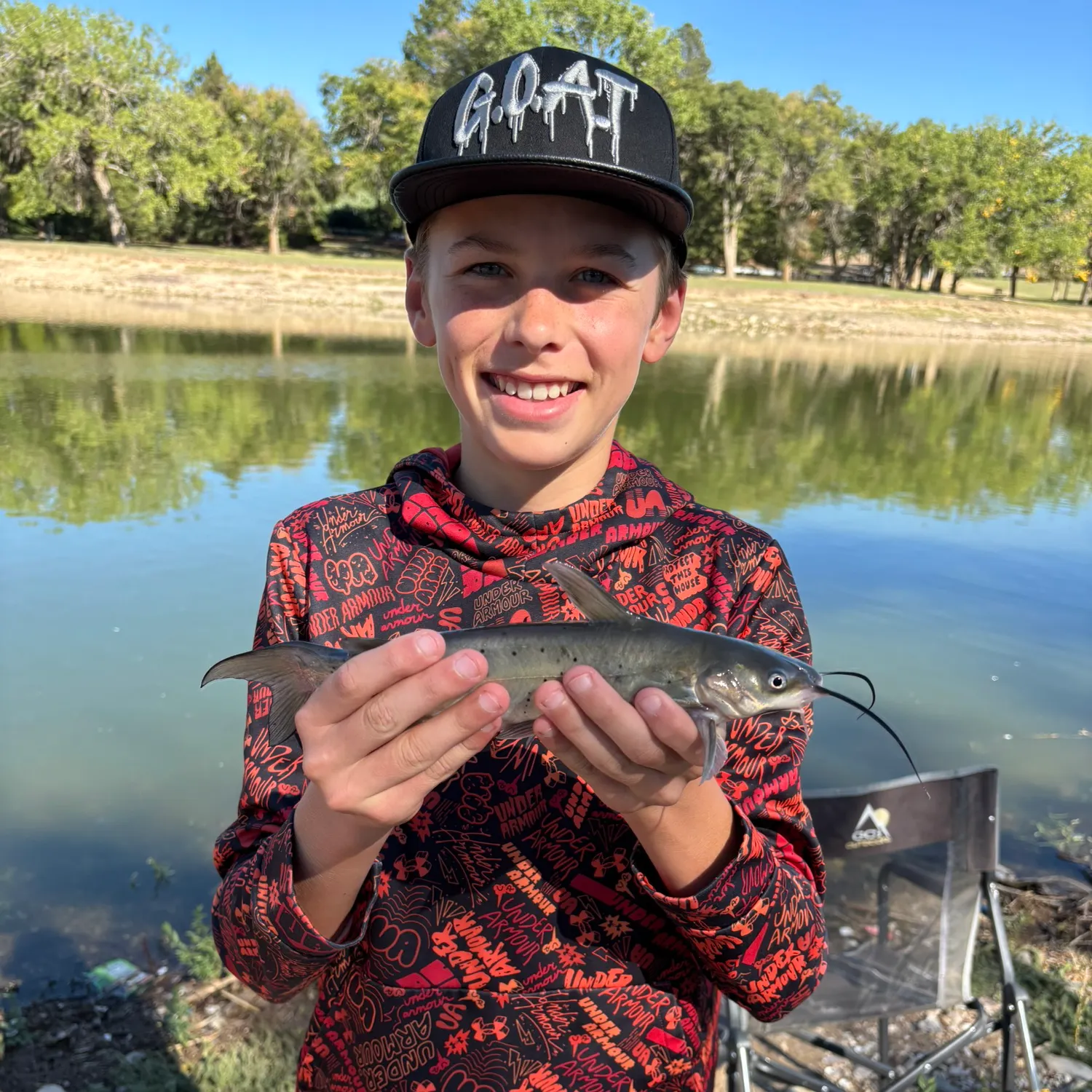 Channel catfish caught on Fishbrain