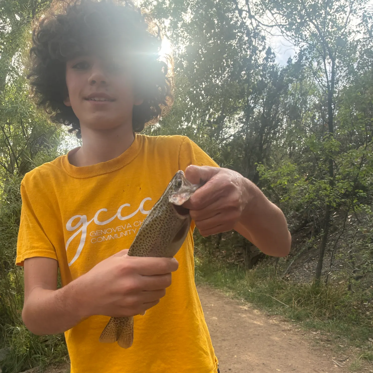 Rainbow trout caught on Fishbrain