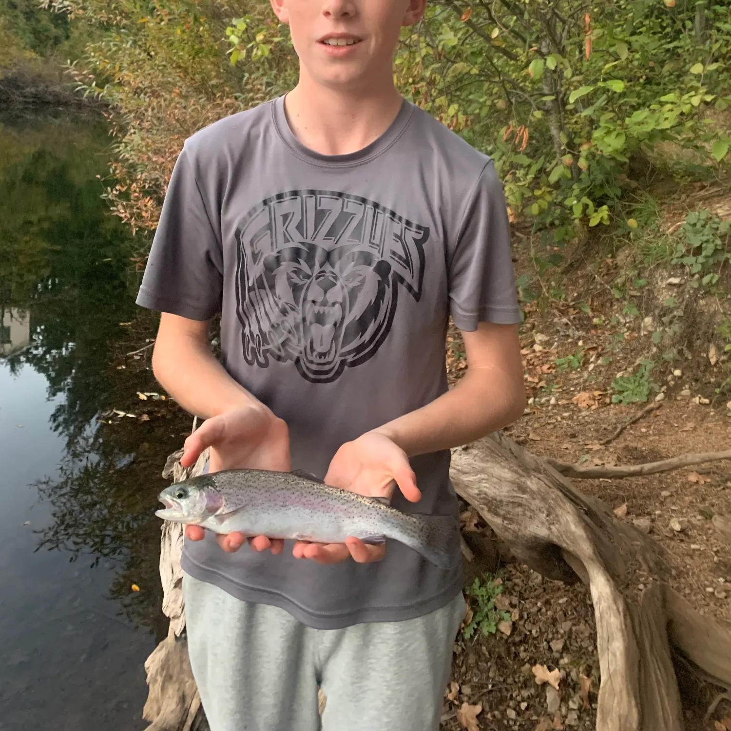 Rainbow trout caught on Fishbrain