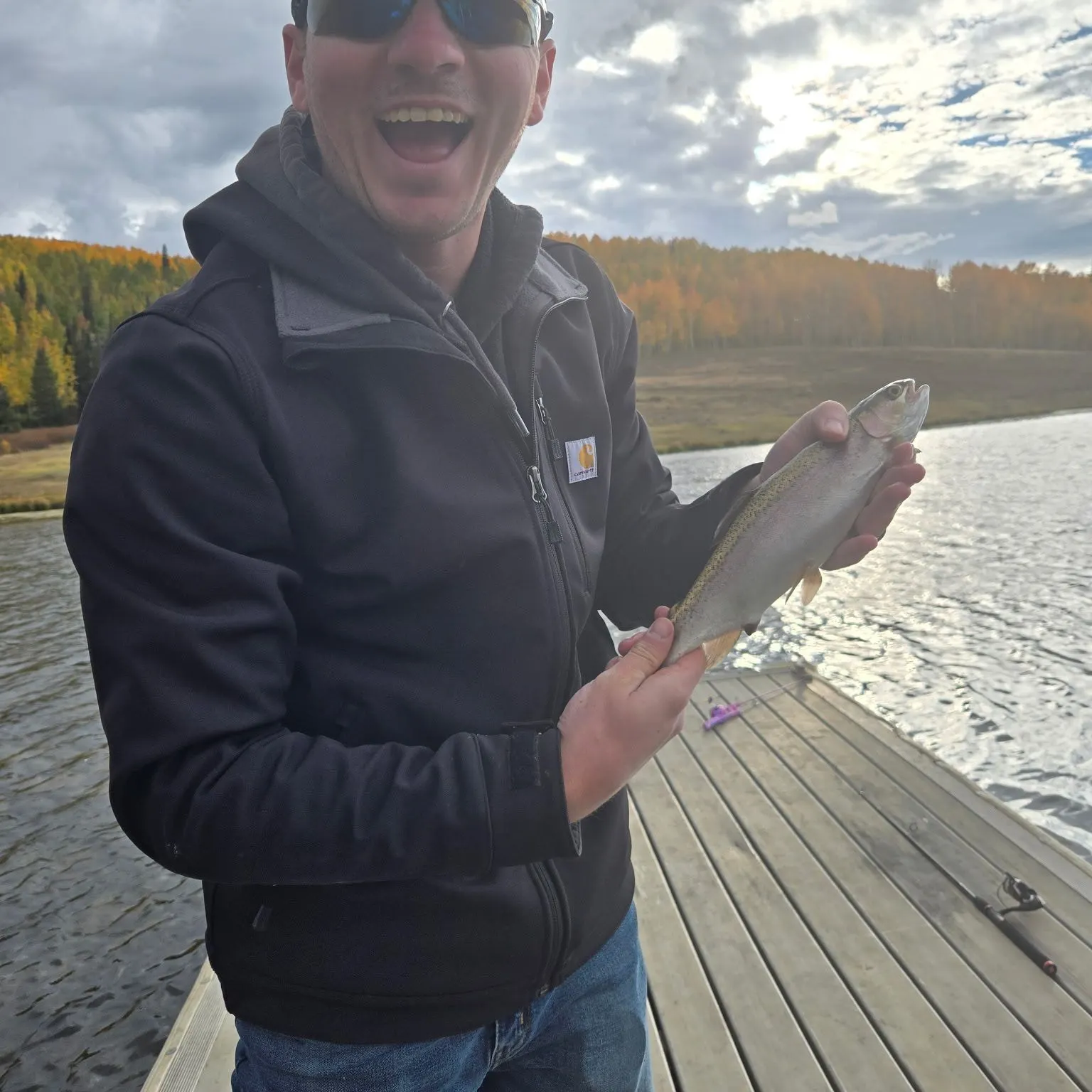 Rainbow trout caught on Fishbrain