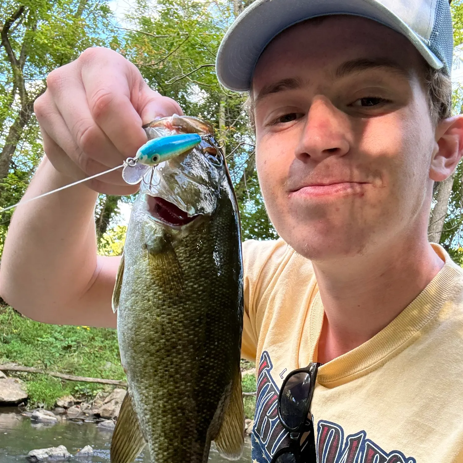 Smallmouth bass caught on Fishbrain