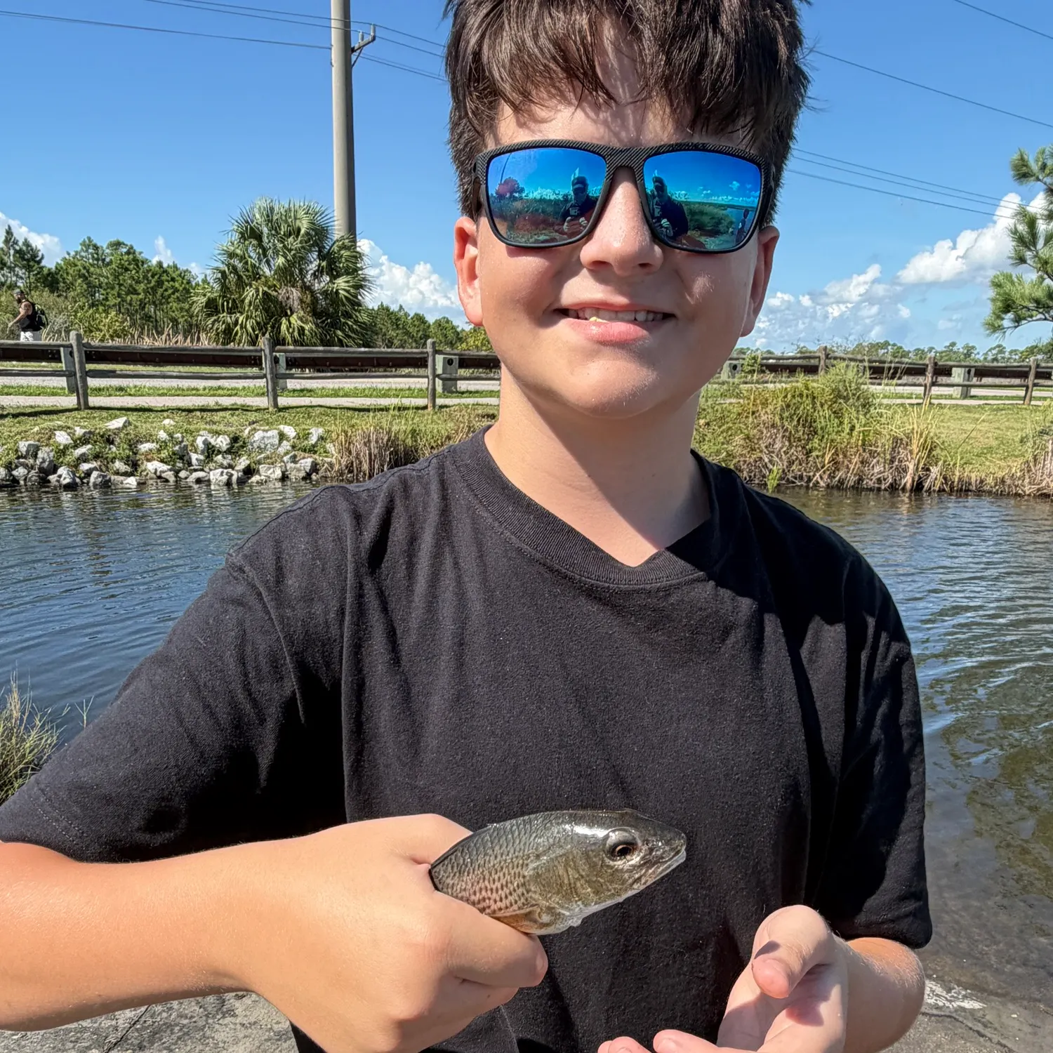 Blue tilapia caught on Fishbrain