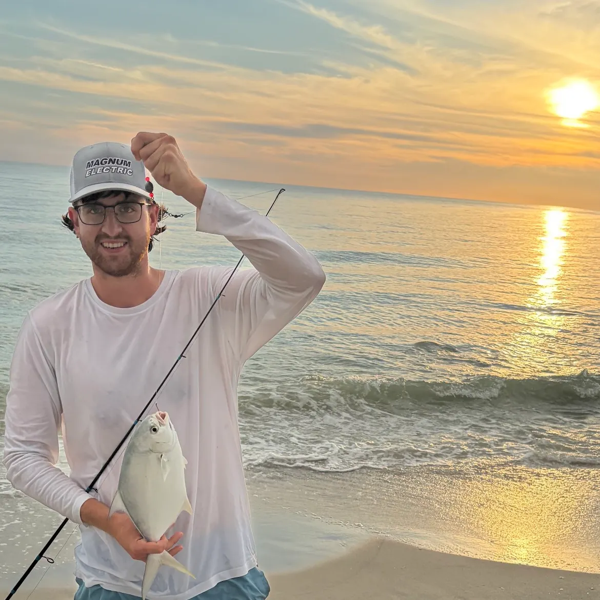 Florida pompano caught on Fishbrain
